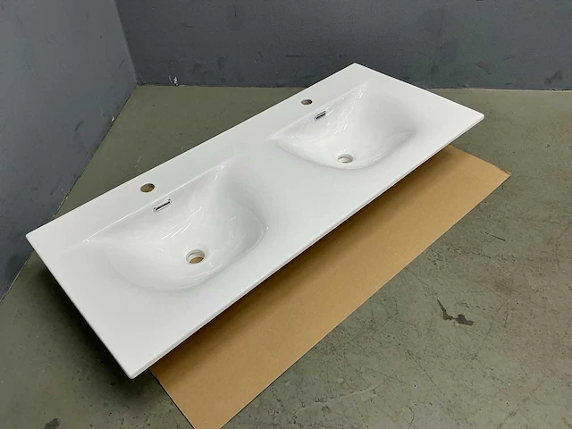 Thebalux slimline wastafel 120 cm - afbeelding 4 van  9