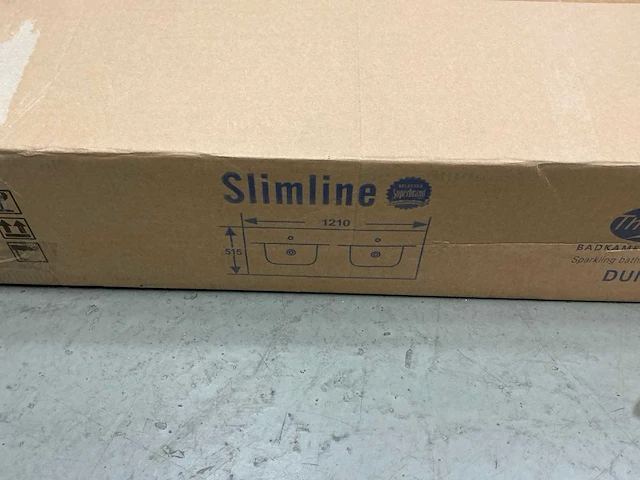 Thebalux slimline wastafel 120 cm - afbeelding 9 van  9