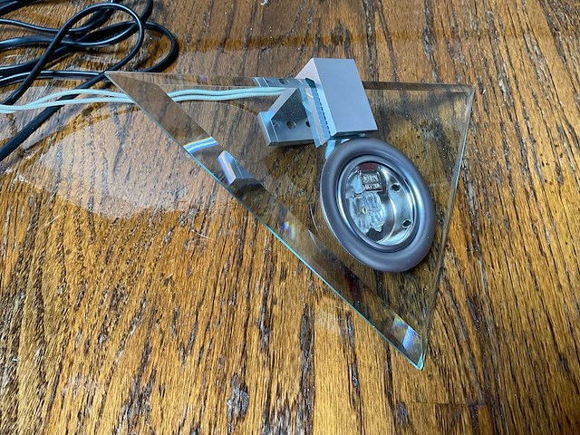 Thebo ha 579 driehoekige glazen onderbouwlamp (3x) - afbeelding 1 van  3