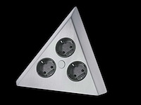 Thebo rvs 17586/c stopcontact - afbeelding 1 van  4