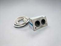 Thebo rvs hoek/stopcontact - afbeelding 1 van  2