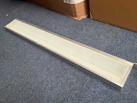 Thebo wandplank met verlichting aluminium 90cm - afbeelding 4 van  9
