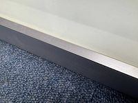 Thebo wandplank met verlichting aluminium 90cm - afbeelding 5 van  9