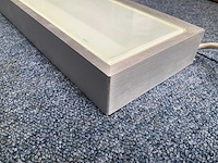 Thebo wandplank met verlichting aluminium 90cm - afbeelding 6 van  9