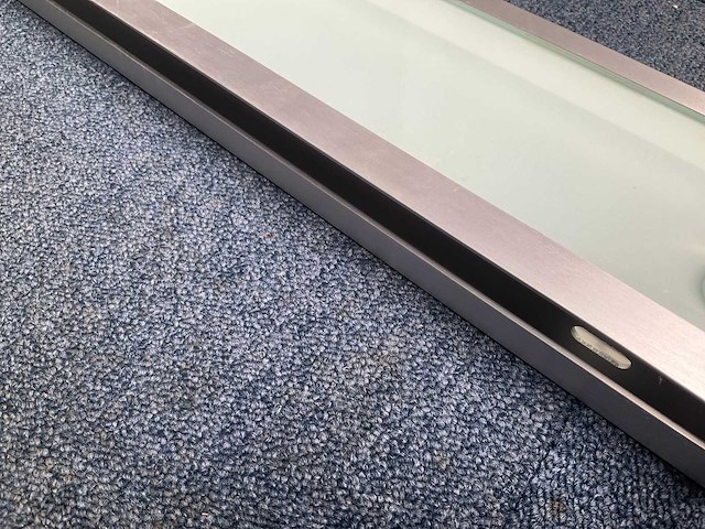 Thebo wandplank met verlichting aluminium 90cm - afbeelding 9 van  9