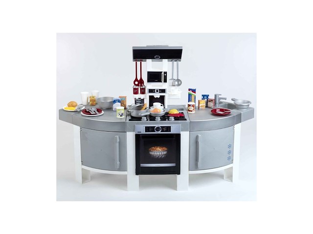 Theo klein 7156 jumbo bosch keuken met 47 accessoires, toy - afbeelding 1 van  3