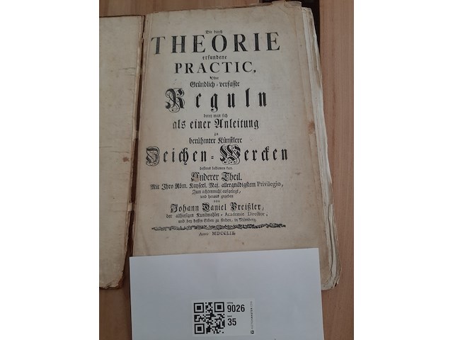 Theorie en maten tekenen en schilderen, 1759 - afbeelding 1 van  4
