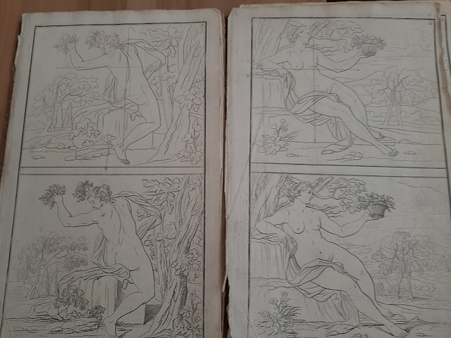 Theorie en maten tekenen en schilderen, 1759 - afbeelding 3 van  4