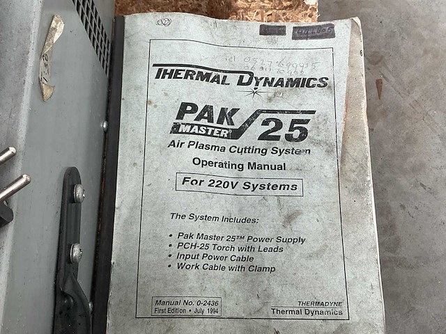 Thermal dynamics pak master 38 xl plasmasnijmachine - afbeelding 2 van  4