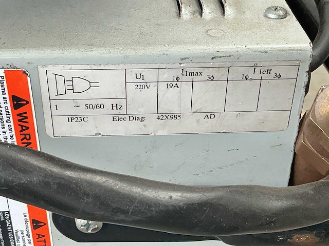Thermal dynamics pak master 38 xl plasmasnijmachine - afbeelding 3 van  4
