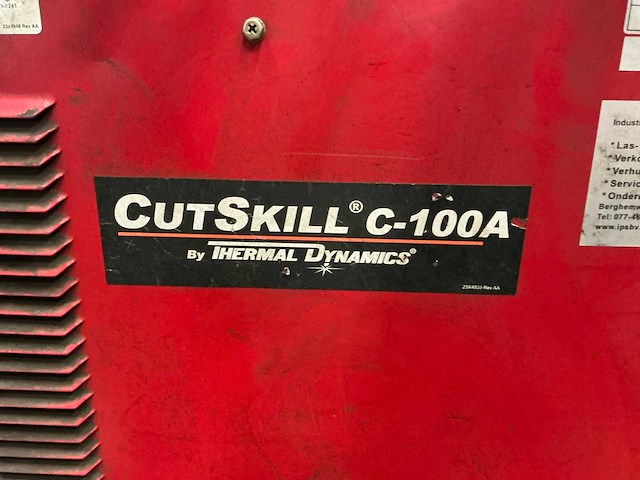 Thermal dynamicscutskill - 2005 - cutskill c-100a - plasmasnijmachine - afbeelding 2 van  9