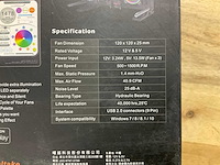 Thermal take riing quad 12 radiator fan - afbeelding 3 van  3