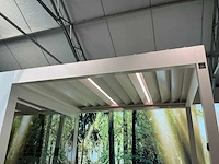 Thermalux alu2 lukki buitensauna met lamellendak - afbeelding 7 van  18
