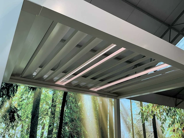 Thermalux alu2 lukki buitensauna met lamellendak - afbeelding 9 van  18