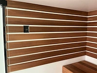 Thermalux alu2 lukki buitensauna met lamellendak - afbeelding 13 van  18