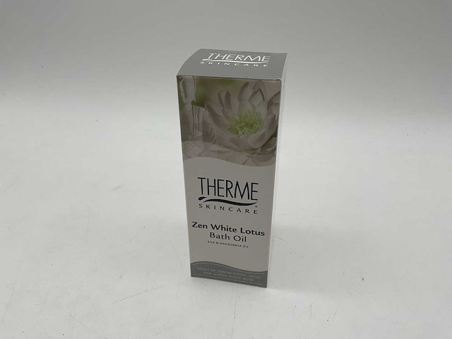 Therme zen white lotus bad oil 100 ml (60x) - afbeelding 1 van  4