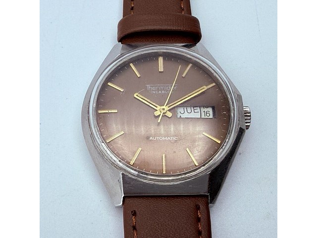 Thermidor day/date automatisch herenhorloge - afbeelding 3 van  8