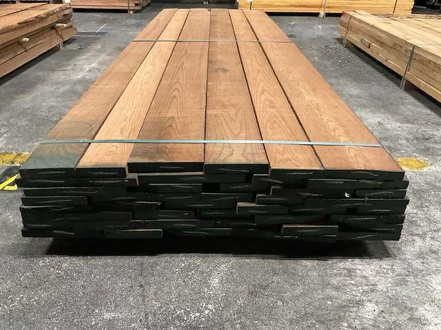 Thermo eiken planken 26 mm ca. 0,750 m³ - afbeelding 2 van  5