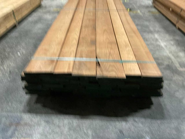 Thermo eiken planken 26 mm ca. 0,750 m³ - afbeelding 4 van  5