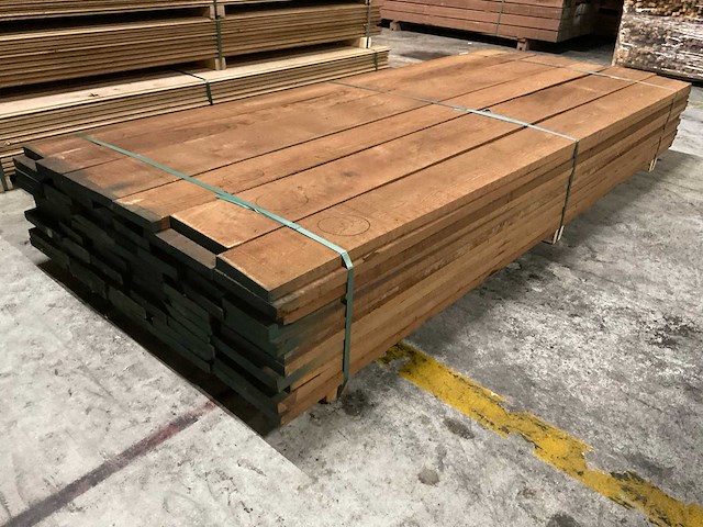 Thermo eiken planken 26 mm ca. 0,752 m³ - afbeelding 3 van  5
