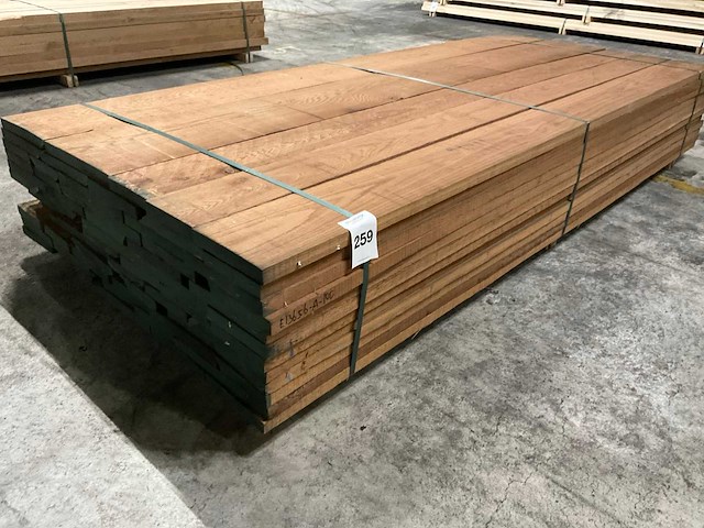 Thermo eiken planken 26 mm ca. 0,800 m³ - afbeelding 1 van  3