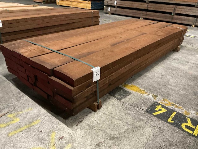 Thermo eiken planken 52 mm ca. 0,675 m³ - afbeelding 1 van  4