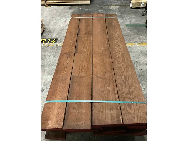 Thermo eiken planken 52 mm ca. 0,675 m³ - afbeelding 4 van  4