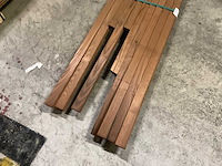 Thermo essen rhombus profieldelen 25x60 mm (10x) - afbeelding 4 van  5