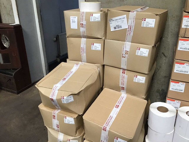 Thermo etiketten rollen (180x) - afbeelding 1 van  3