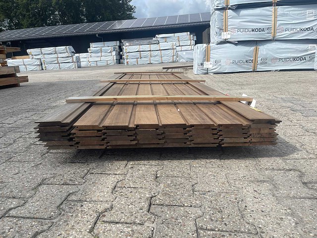 Thermo fraké channelsiding 3350x140x20mm (42x) - afbeelding 3 van  3