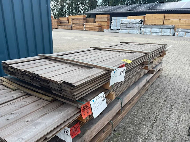 Thermo fraké channelsiding 3350x140x20mm (42x) - afbeelding 2 van  3