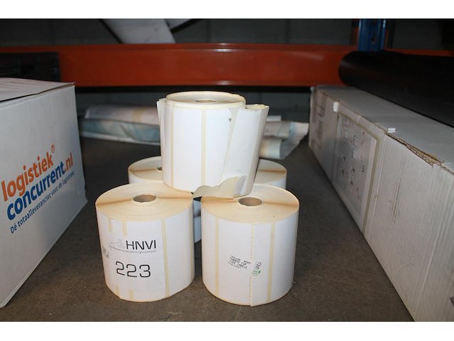 Thermo labels / etiketten met afmeting 102 x 38 mm. 5 rollen me t1790 stuks. - afbeelding 1 van  1