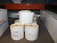 Thermo labels / etiketten met afmeting 102 x 38 mm. 5 rollen me t1790 stuks