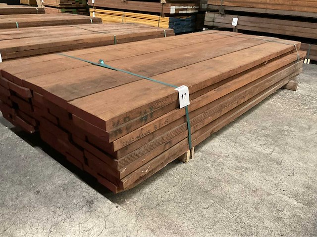 Thermo oak eiken planken 40 mm ca. 0,823 m³ - afbeelding 1 van  5