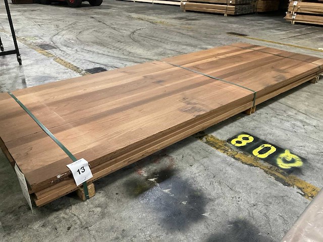 Thermo oak eiken verlijmde panelen 20x1000 mm (5x) - afbeelding 1 van  5