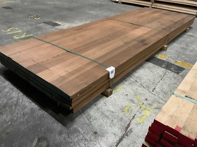 Thermo oak eiken verlijmde panelen 20x1000 mm (8x) - afbeelding 1 van  3