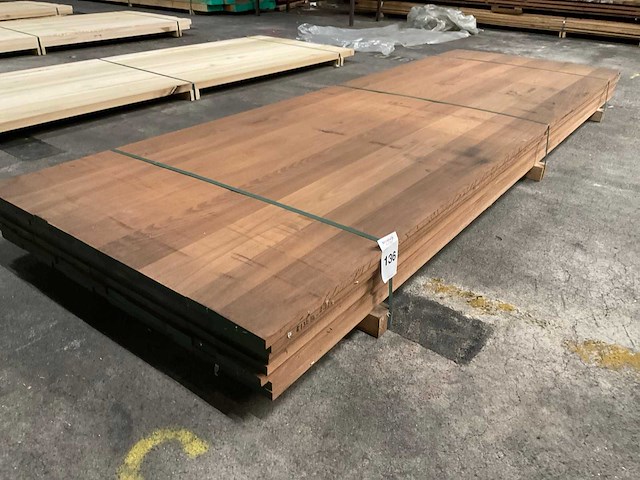 Thermo oak panelen 20x1000 mm (8x) - afbeelding 1 van  5