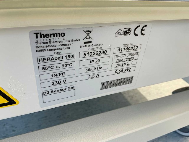 Thermo scientific heracell 150i gp laboratorium co2-incubator (2x) - afbeelding 12 van  12