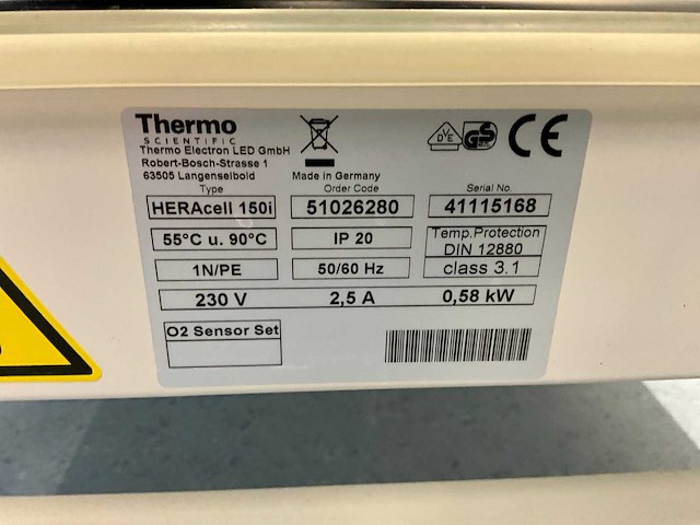 Thermo scientific heracell 150i gp laboratorium co2-incubator (2x) - afbeelding 13 van  13