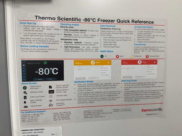 Thermo scientific tsx70086v ult laboratoriumvriezer - afbeelding 5 van  6