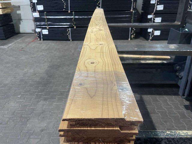 Thermo vuren channelsiding 3000x140x20mm (7x) - afbeelding 1 van  3