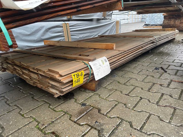 Thermo vuren channelsiding 3600x142x18mm (58x) - afbeelding 1 van  3