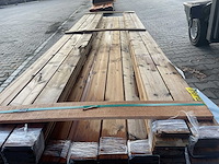 Thermo vuren planken geschaafd 2700x91x19mm (57x) - afbeelding 1 van  3