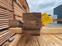 Thermo vuren planken geschaafd 3000x140x20mm (9x) - afbeelding 3 van  3