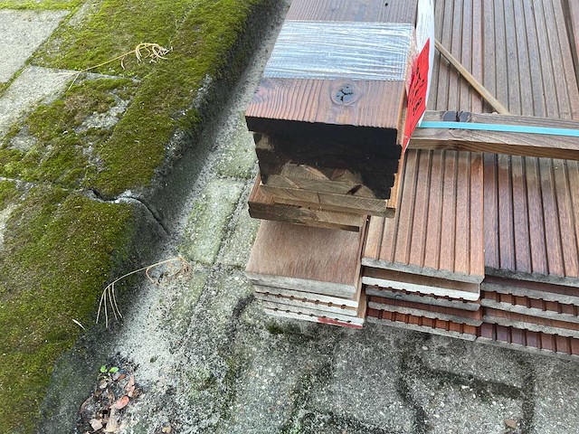 Thermo vuren planken geschaafd 3000x140x20mmm (9x) - afbeelding 3 van  3