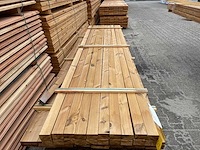 Thermo vuren regels geschaafd 3000x65x42mm (20x) - afbeelding 1 van  3