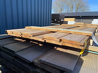 Thermo vuren shiplap profiel 4200x142x20mm (11x) - afbeelding 3 van  3