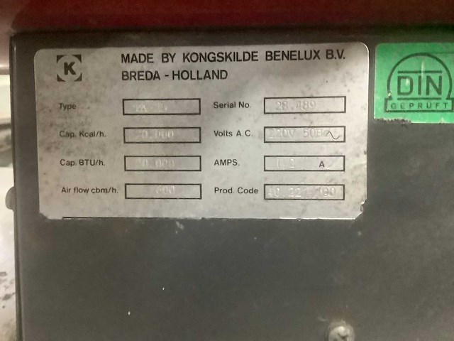 Thermobile ta25 heater - afbeelding 6 van  6