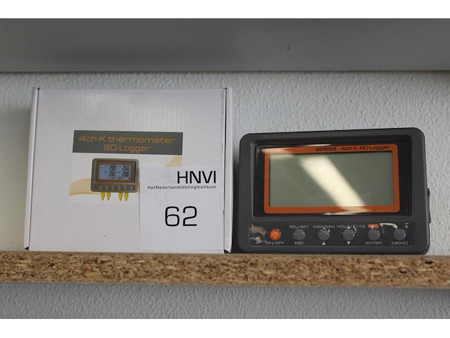 Thermologger 4 kanaals sd logger. - afbeelding 1 van  3