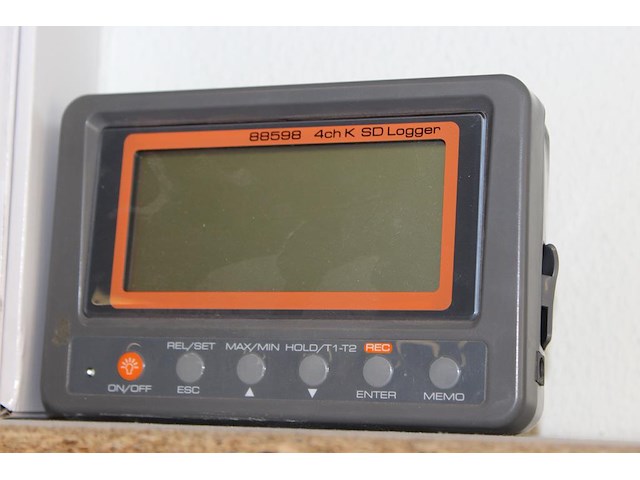 Thermologger 4 kanaals sd logger. - afbeelding 2 van  3